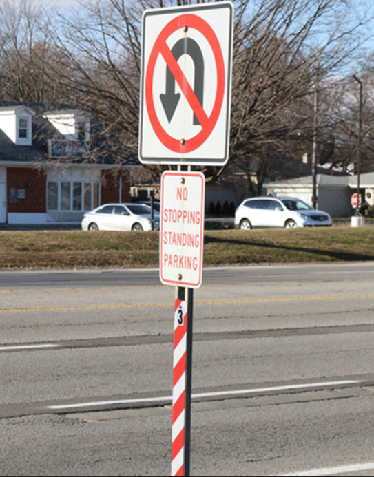 Spy Ops Road Sign Hidden Camera